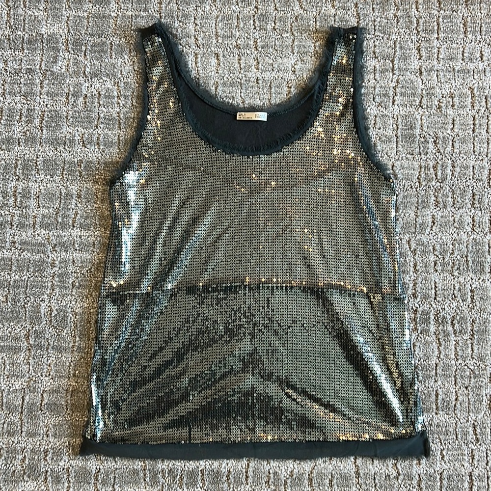 Zara Sequin Tank Top